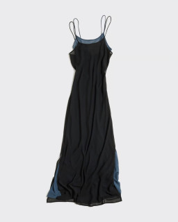 Elegant Forest Green Evening Dress with Belt