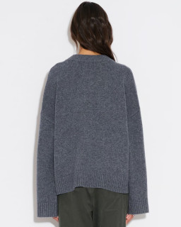 Long Wool Knitted Sweater