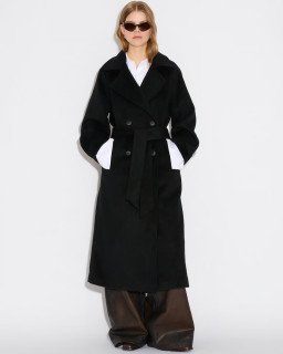 Classic Black Trench Coat