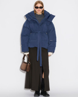 Oversized Blue Puffer Jacket
