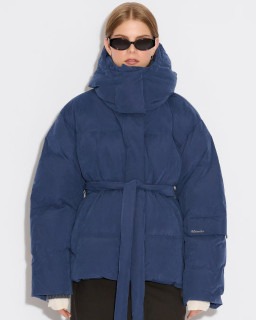 Oversized Blue Puffer Jacket
