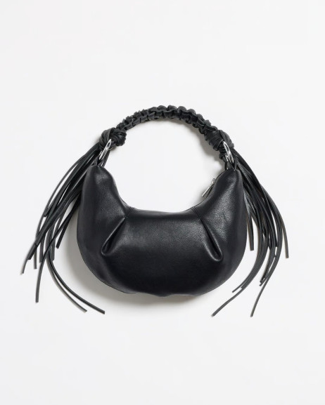 Leather Bag with Tassels