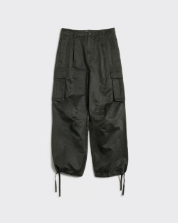 Wide Leg Cargo Trousers