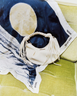 Leather Bag with Tassels